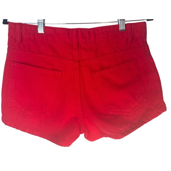 2/$30 ZARA Size Small Red Zara Cotton Womens Shorts - Picture 12 of 15